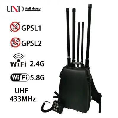 2km 170W 5-Band Drone Jammer Anti UAV System