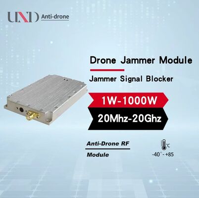 UND Source Factory Custom Anti Drone Wideband UAV Jammer RF Amplifier 1W-1000W 20MHz-20GHz Drone Defense Communication Module