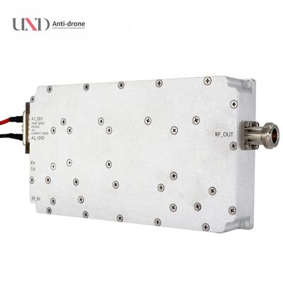 High Power 100W GaN Module 400-700MHz Digital LoRa 60kbps Data Rate Anti-Drone RF Power Amplifier for Security UAV Drone