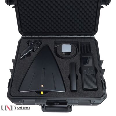 Portable Mobile Drone Detection Device Early Warning 2-3km Direction Finding 2.4G 5.8G UAV Security Protection IP65 6h Working