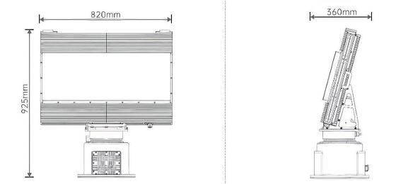 Phased Array Air Surveillance Radar 5km Low Altitude Radar Durable