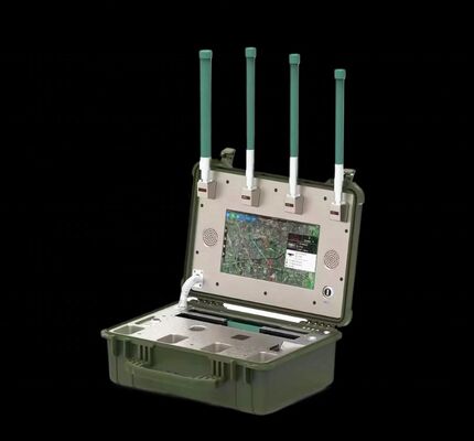 Portable Handheld FPV Drone Signal Detector 10KM Radius 30MHz-6GHz Frequency >30 Drones Detection Pilot Position Anti-UAV Remote