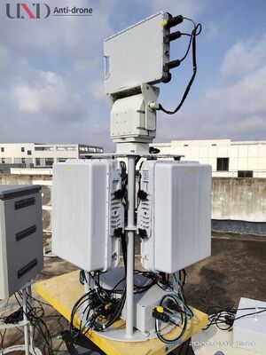 UND 10 km Detection Range Low-altitude Drone Radar with 360° Scanning and Durable Design for Air Surveillance