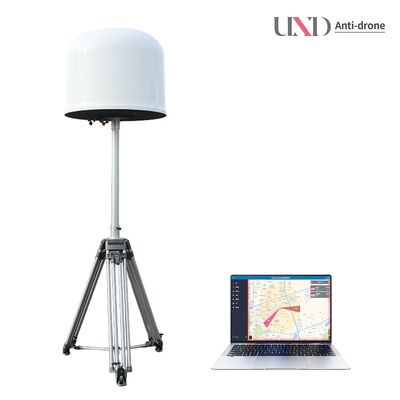 1-10KM TDOA+AOA Outdoor Range Fixed Drone Detector 100MHz-6GHz Band DJI Drone Detection System 360Passive Detection Durable