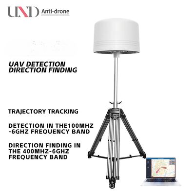 1-10KM TDOA+AOA Outdoor Range Fixed Drone Detector 100MHz-6GHz Band DJI Drone Detection System 360Passive Detection Durable
