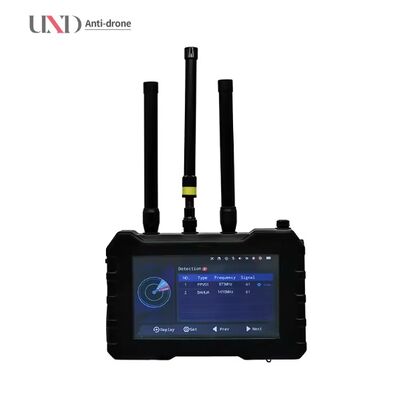 1.5KM 70MHz-6.2GHz Auto Scanning Portable Drone Detector with FPV Screen Capture and Anti-Drone Application
