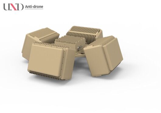 Four-Sided Ku Band Phased Array Radar with 1.5km Range and 360° Azimuth Coverage for Durable Drone Detection