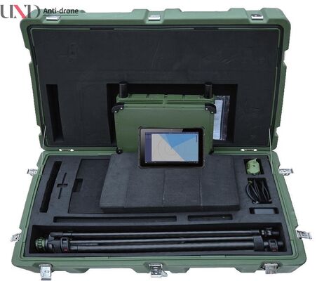 Portable Small Phased Array C-Band Digital Detection Radar System Built-in Power Supply 100m-3km Range >90 Azimuth Coverage