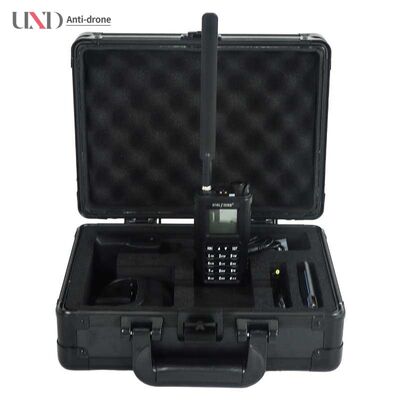 800-1500MHz 2400-2485MHz 5150-5950MHz Lightweight Durable Handheld Drone Detector 1-2km Detection 8 Hours Battery Life Portable