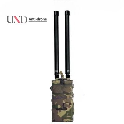 60W Portable Anti Drone Jammer Handheld Drone Signal Blocker With 32000mAh Battery