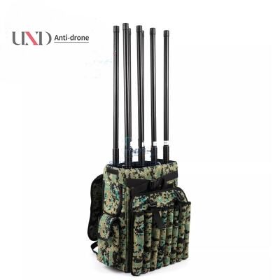 6 Channel UAV Drone Jammer 155W High Power Drone Signal Scrambler With 2KM Distance