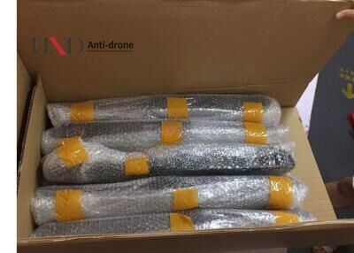 2.4G 5.8G GPS Signal Blocker 60W Anti Drone UAV Jammer With 2km Range And Built In Battery