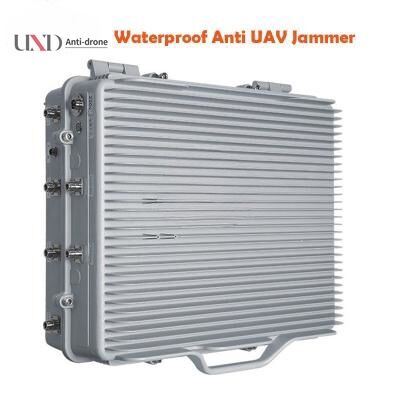 IP65 Anti Drone Device Waterproof High Power Signal Jammer 300W With 1KM Jamming Range