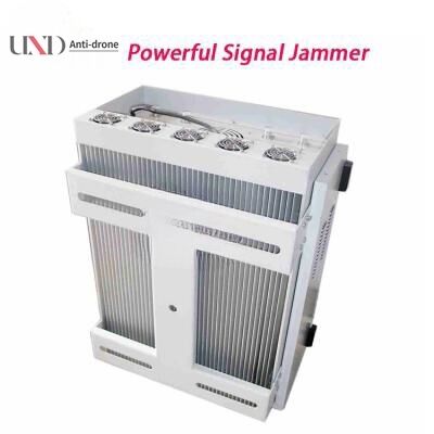 190W Power Waterproof IP64 UAV Jammer with 2km Range for Outdoor Anti-Drone Signal Blocking