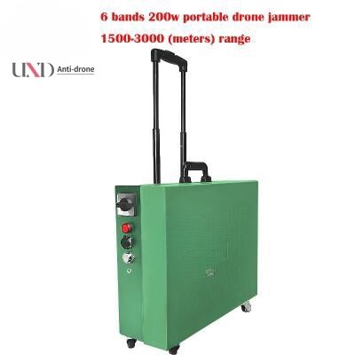 200W High Power 3km Distance Trailer Type Drone Signal Jammer UAV Jammer for DJI and Other Drones
