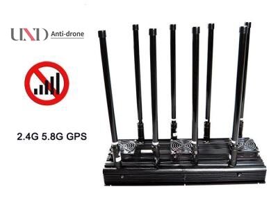 150W 8 Antenna Jammer User Friendly Portable UAV Jammer With 150m Range