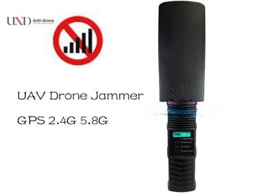 Light Weight 1.5kg Handheld Drone Signal Jammer with 500m Range and 2.4G 5.8G GPS Block
