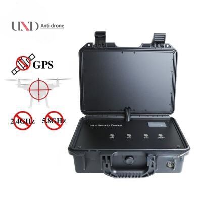Portable 65W 3 Bands Drone Signal Jammer UAV Jammer for GPS WiFi 5.8G Blocking