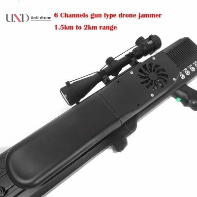 130W High Power UAV Jammer with 5 Bands and 1.5km Jamming Distance Drone Signal Blocker