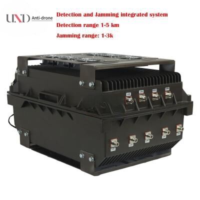 450W Power 8 Channels Drone Signal Jammer with 1-3km Jamming Range Anti-Drone Device
