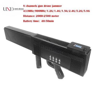 200W High Power 8 Bands Drone Signal Jammer with 2000-2500m Range Anti Drone Jammer