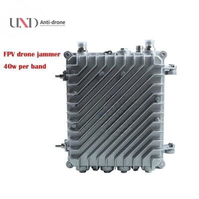 120W 3 Channels FPV Drone Jammer with 500-1000m Range Portable UAV Signal Blocker