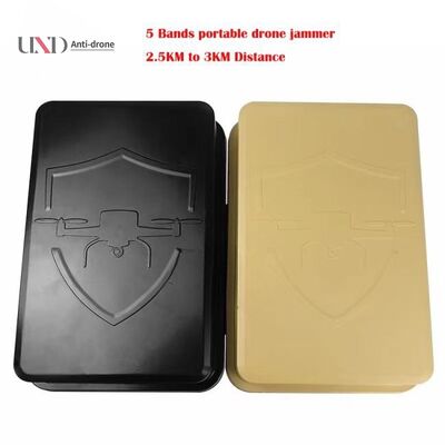 2500 Meters Range 5 Bands 135W Power Directional Shield Drone Signal Jammer UAV Blocker