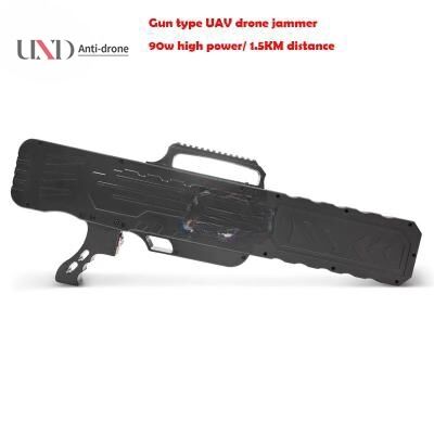 2KM Distance Gun Portable Drone Signal Jammer  Type 90w Powerful