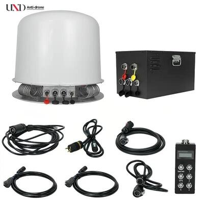 Vehicle Mounted Anti-Drone Jammer with Built-in Directional Antenna for Multi-Frequency Coverage and Mobile Response