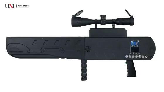 2KM Range 8 Band High Power 200W Drone Signal Jammer Anti Drone Gun UAV Jammer