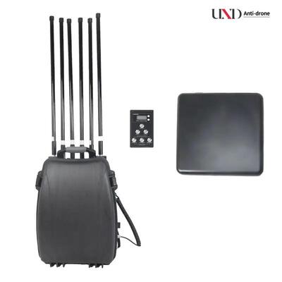 300W Power 1500 Meters Range 6 Channels UAV Drone Jammer Anti Drone Device
