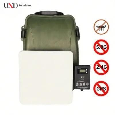 Backpack UAV Jammer with 2km Range Directional Antenna for GPS L1L2 2.4G 5.8G Anti-Drone Device