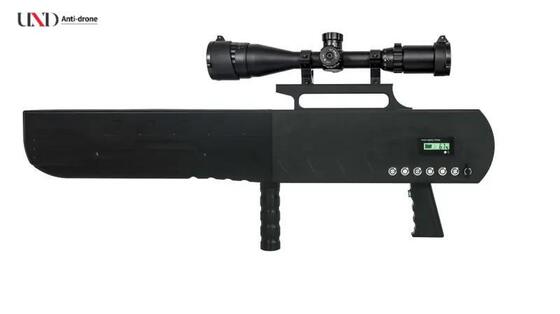 Portable 6 Bands 2KM Range Drone Jammer Anti Drone Signal System with High Gain Antenna