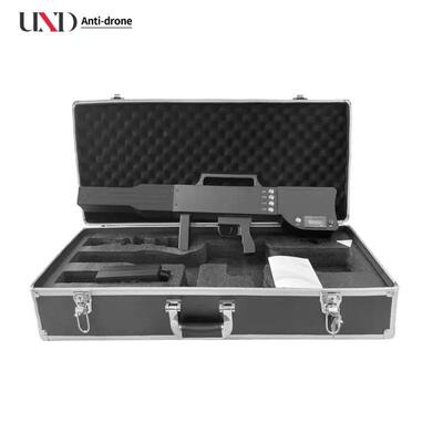 Portable 150W Power Drone Jammer Gun with 500-1200m Coverage for UAV Anti-Drone Device