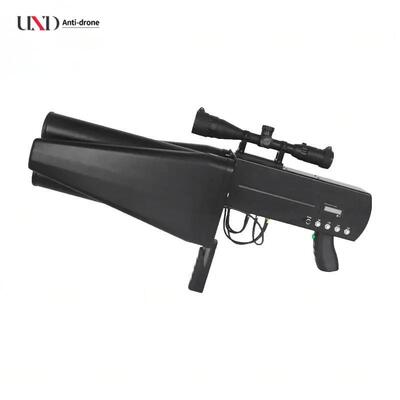 Portable Handheld Drone Jammer Anti-Drone Gun with 2KM Range and 5 Frequency Bands