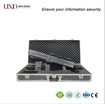 Portable UAV Drone Jammer with 1.2km Range and 5 Bands Coverage for Anti-Drone Signal Blocking