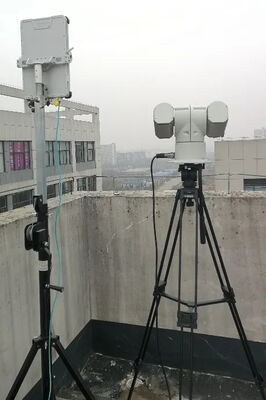 C Band (5.5-5.8GHz) Ground Surveillance Radar with 360° Surveillance and All-Weather Adaptability for Security