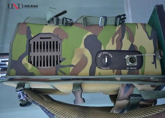 Military Quality Manpack Jammer with 90W Output Power and 6 Bands Jamming for VIP Protection