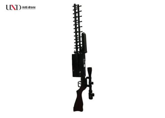 Portable Gun Design Drone Jammer with 800-1000m Jamming Range and VCO Technology for Security