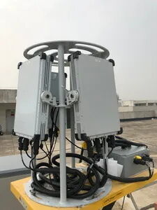 C Band (5.5-5.8GHz) Ground Surveillance Radar with 360° Surveillance and All-Weather Adaptability for Perimeter Detection