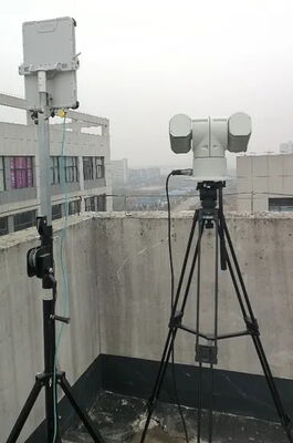 C Band (5.5-5.8GHz) Ground Surveillance Radar with 360° Surveillance and All-Weather Adaptability for Perimeter Detection