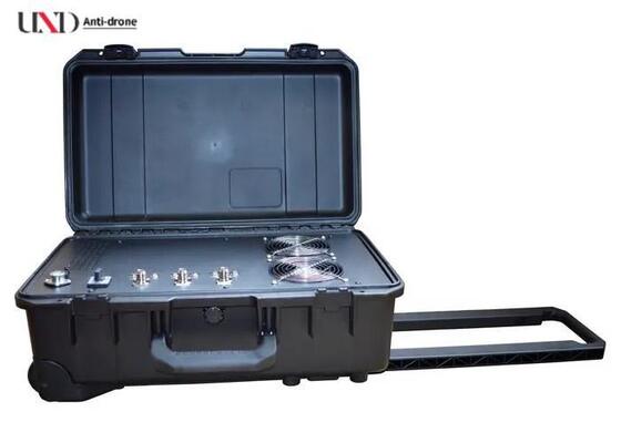 54 Watt Drone Signal Jammer with 1.5 Km Long Distance and Directional Antennas for UAV Control