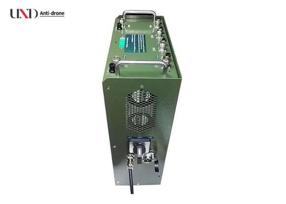 75W Power 500m Range ManPack Drone Signal Jammer with 6 Antennas for GPS Glonass Blocking