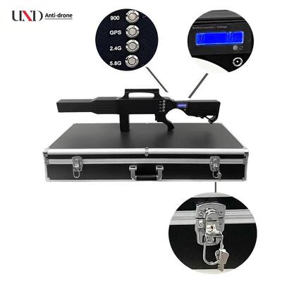 Portable 145W Anti-Drone Gun with 1.5KM Range UAV Jammer for Wide-Coverage Signal Blocking