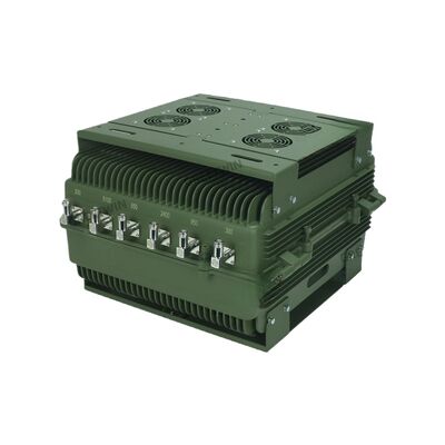 590W High Power 12 Band Frequency UAV Jammer with 0.5-1KM Range Anti Drone System