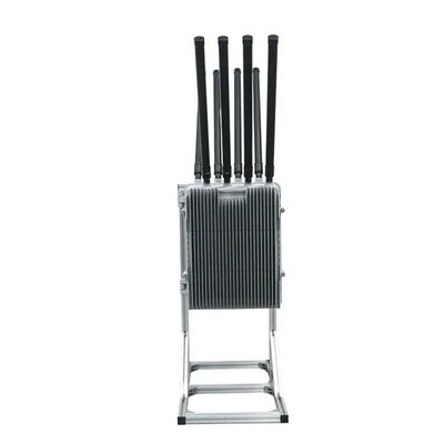 8 Band High Power 550W Drone Jammer with 1000-2000m Range Anti-Drone System UAV Countermeasure