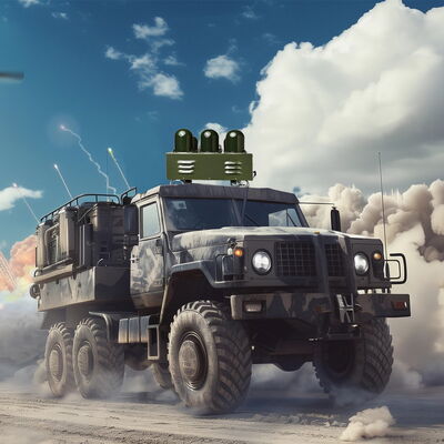 6 Band Vehicle Mounted Drone Jammer with 300W Power for Anti-Drone Defense