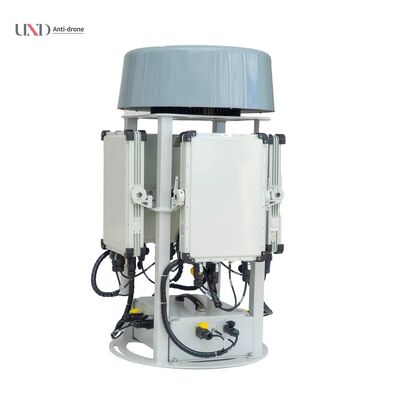 Active Phased Array Ground Surveillance Radar with C Band (5.5-5.8GHz) for 360° Surveillance and 5km Vehicle Detection