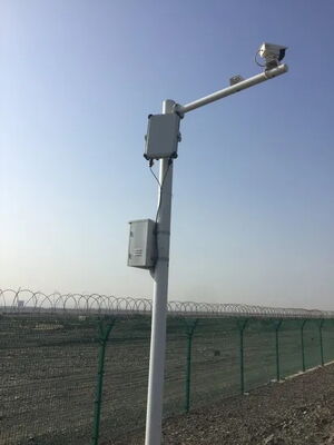 C Band (5.5-5.8GHz) Ground Surveillance Radar with 360° Surveillance and All-Weather Adaptability for Security