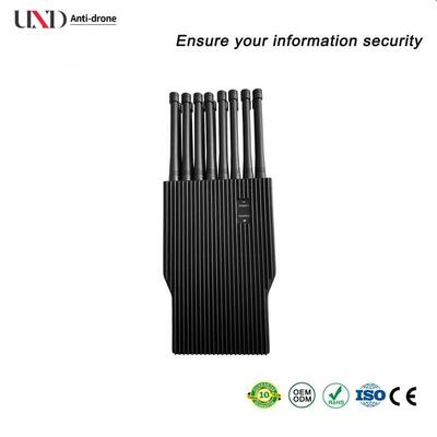 16 Antenna Portable Signal Jammer with 10-30m Radius and Multi-Band Coverage for Cell Phone GPS Bluetooth VHF UHF
